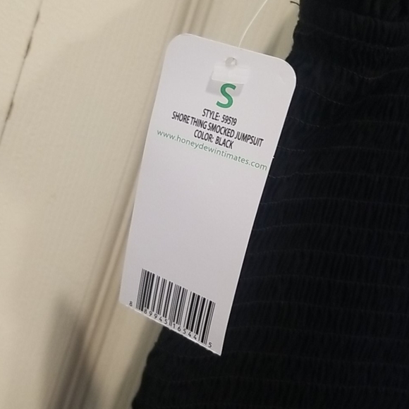 Honeydew Intimates Black Jumpsuit Sz Small NWT - Picture 9 of 11